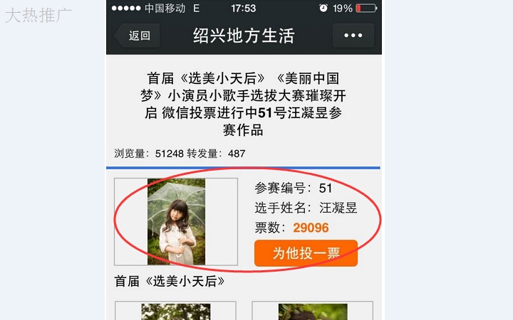 微信营销_【年底冲销量】1元网络人工投票阅读转发物评选微信推广营销4